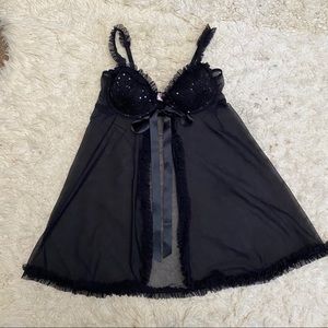 VS Sexy Little Things Sheer Babydoll lingerie
